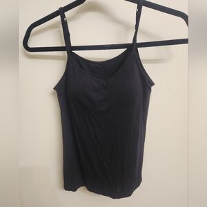 Classic Black Women's Top W Padded Bra